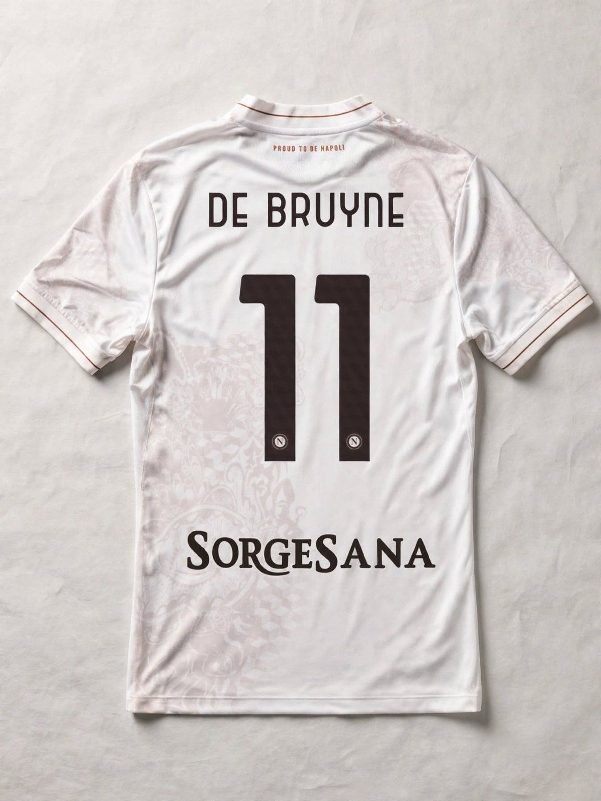 Napoli Kevin De Bruyne shirt 2025 – 2026 — back