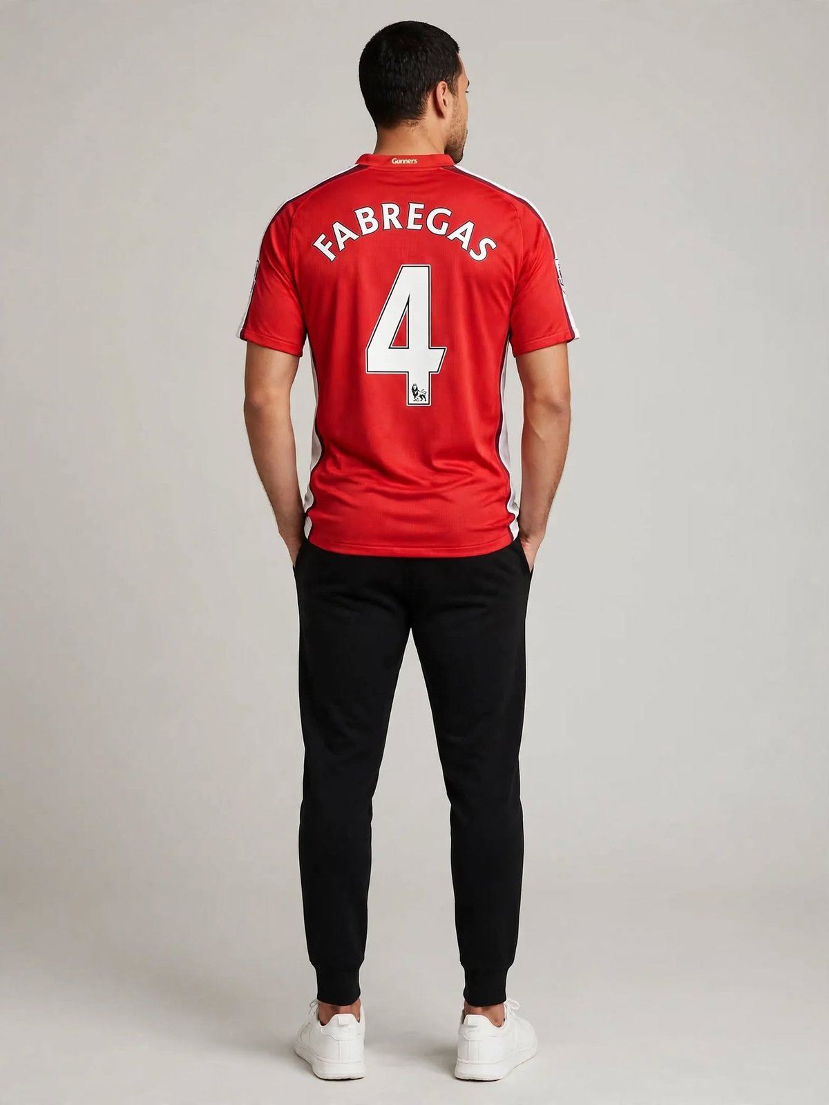 Arsenal FC Cesc Fàbregas shirt 2008 – 2009 — back, worn