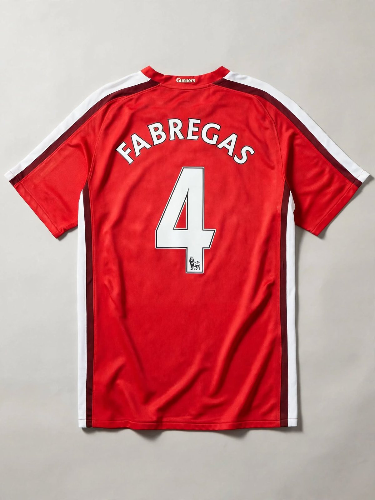 Arsenal FC Cesc Fàbregas shirt 2008 – 2009 — back