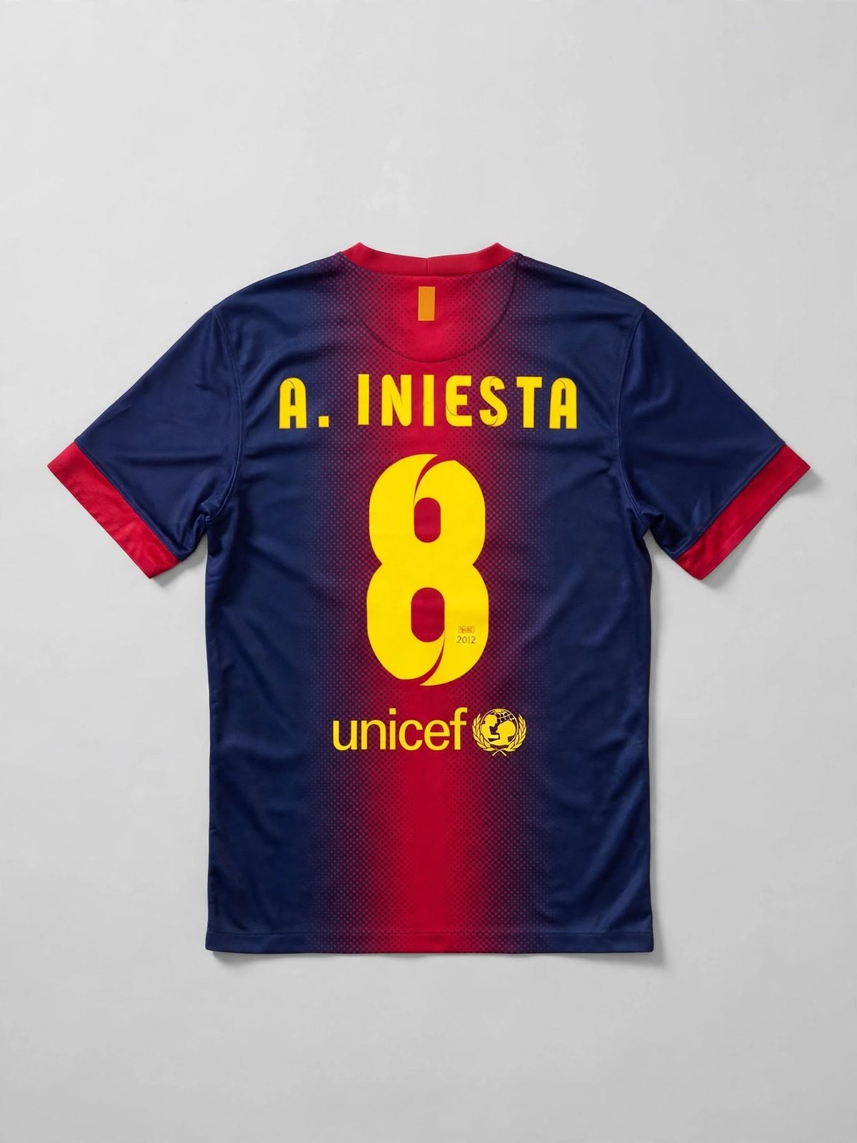 FC Barcelona Andrés Iniesta shirt 2012 – 2013 — back