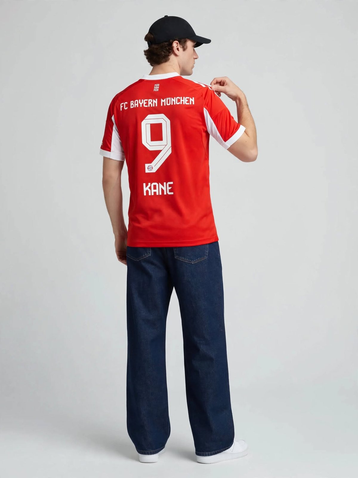 Bayern Munich Harry Kane shirt 2025 – 2026 — back, worn