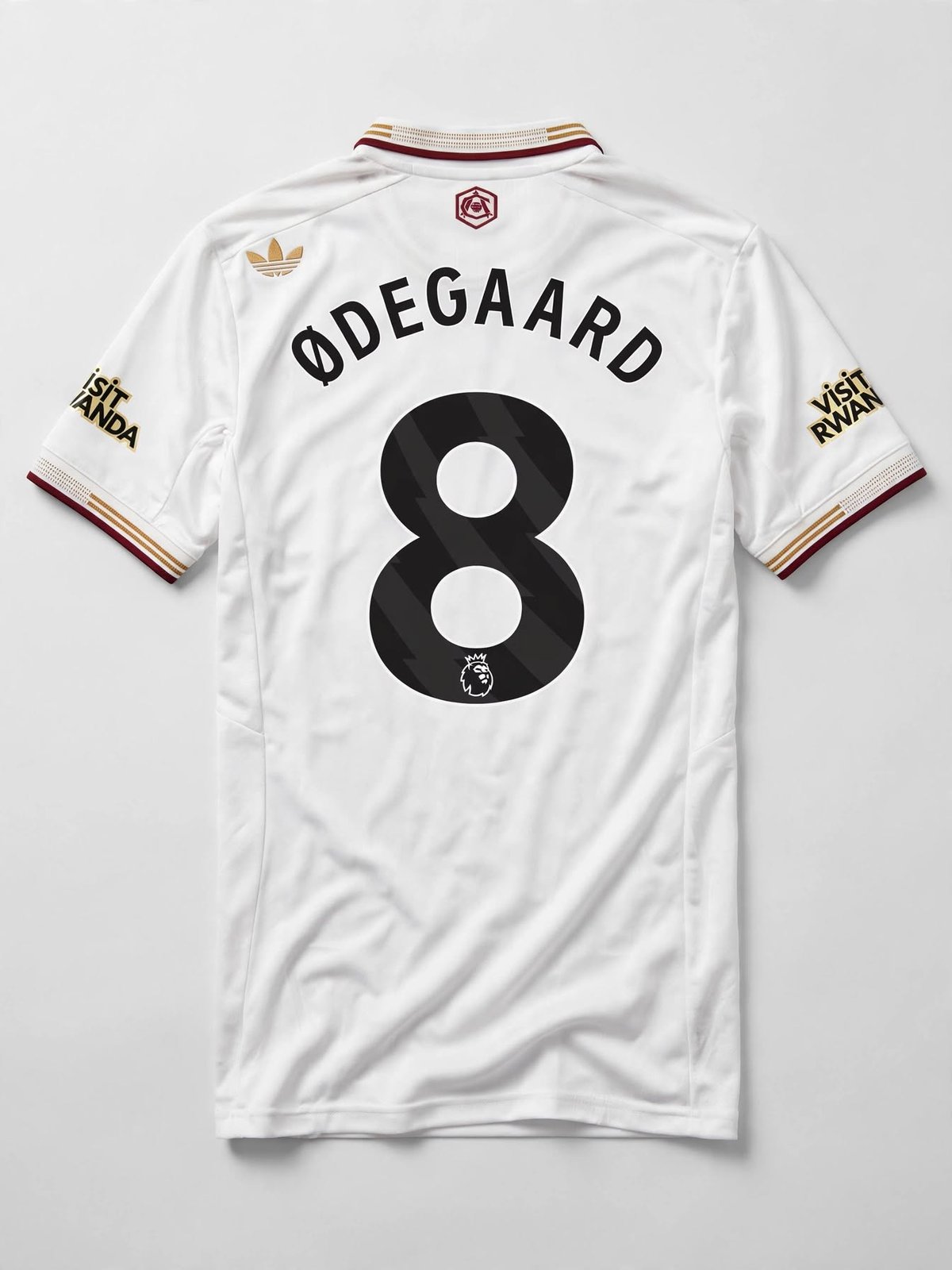 Arsenal FC Martin Ødegaard shirt 2024 – 2025 — back