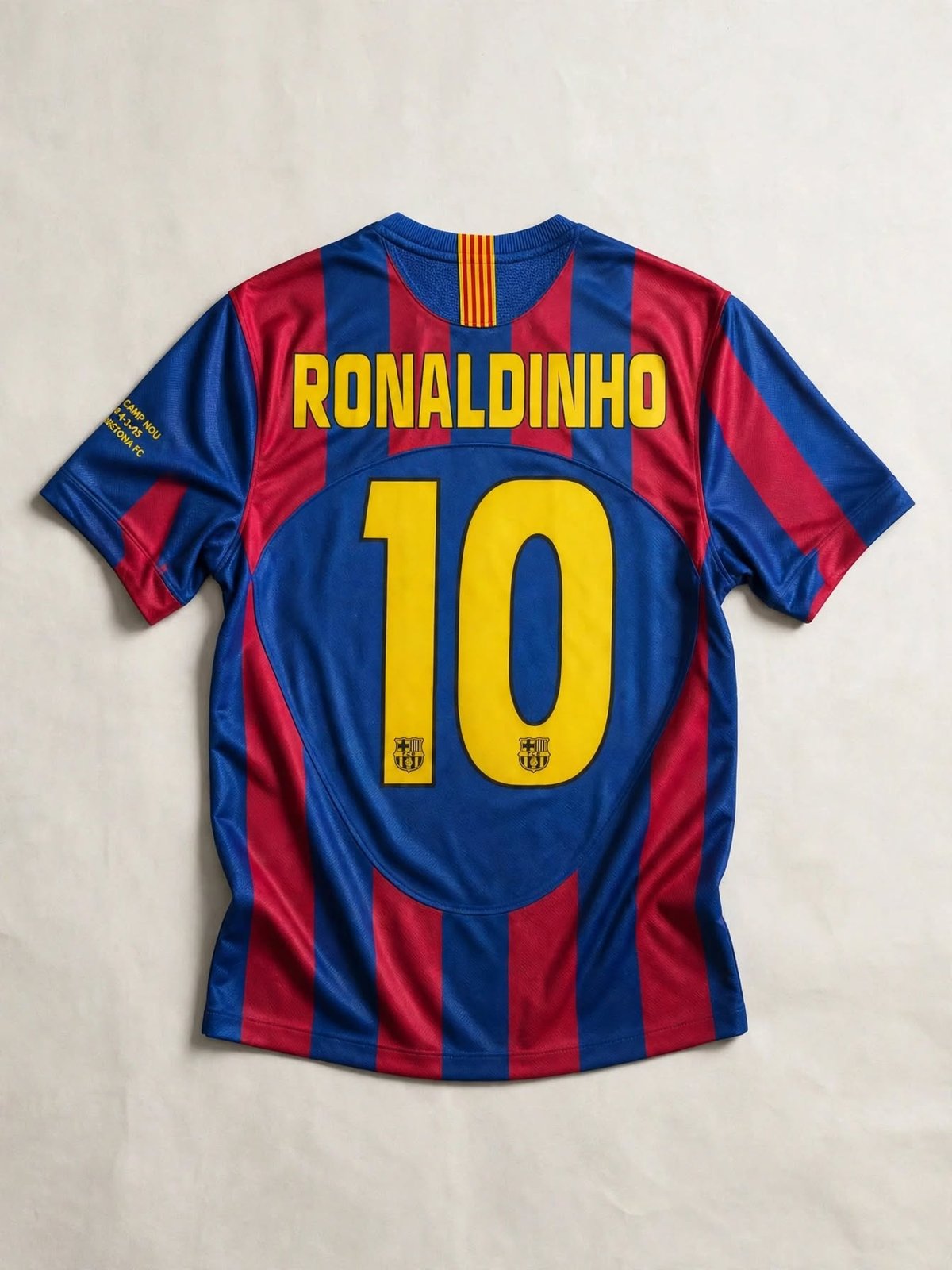 FC Barcelona Ronaldinho shirt 2005 – 2006 — back