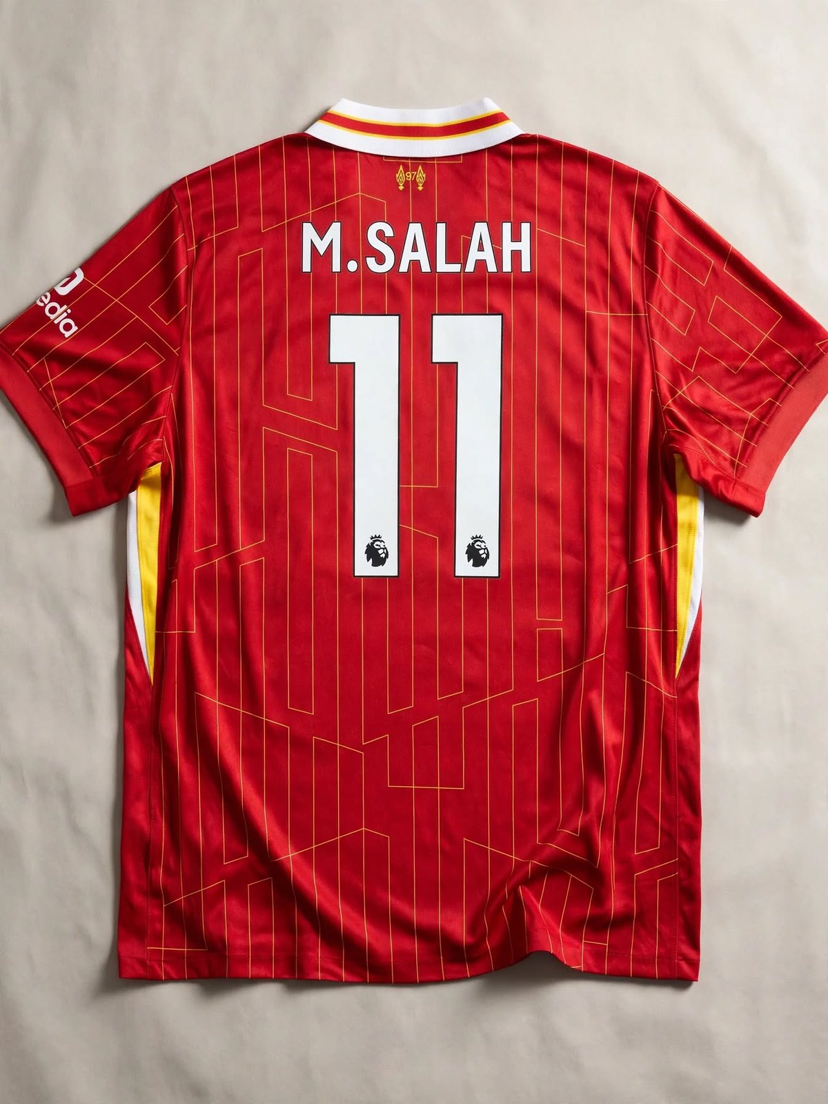 Liverpool FC Mohamed Salah shirt 2024 – 2025 — back