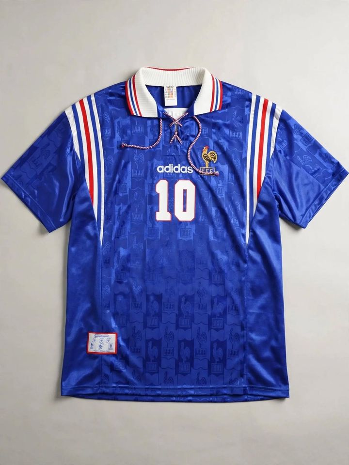 France Zinedine Zidane shirt 1996